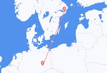 Flyg från Stockholm, Sverige till Leipzig, Tyskland