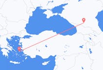Flights from Nalchik, Russia to Icaria, Greece