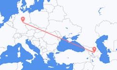 Flyreiser fra Gandsja, Aserbajdsjan til Erfurt, Tyskland