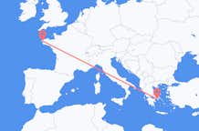 Loty z Brest, Francja do Aten, Grecja