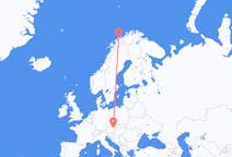 Vols depuis Tromso, Norvège pour la Vienne, Autriche