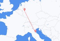 Flyg från Forli, Italien till Köln, Tyskland