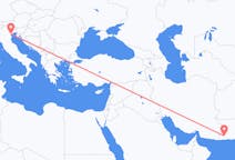 Flyreiser fra Turbat, til Venezia