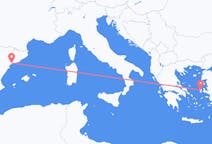 Vluchten van Reus naar Chios