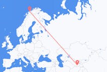 Flights from Dushanbe, Tajikistan to Tromsø, Norway