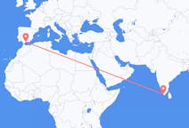 Flüge von Thiruvananthapuram, Indien nach Malaga, Spanien