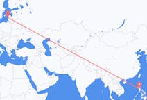Flyreiser fra Manila, til Liepaja