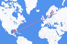 Flights from Cancún to Helsinki
