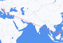 Flyg från Kota Kinabalu, Malaysia till Bari, Italien