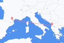 Flyg från Tirana, Albanien till Carcassonne, Frankrike