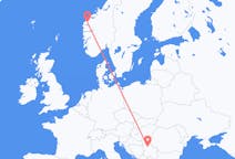 Flyreiser fra Beograd, Serbia til Volda, Norge