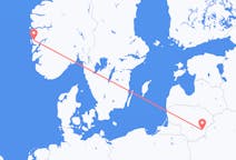Flights from Vilnius in Lithuania to Bergen in Norway
