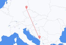 Flights from Podgorica in Montenegro to Dresden in Germany