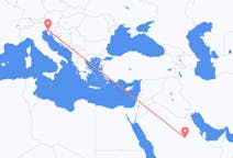 Flüge von Riad, Saudi-Arabien nach Triest, Italien