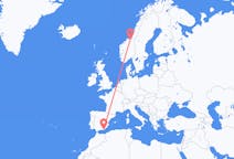 Flyg från Trondheim, Norge till Almeria, Spanien