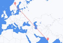 Flyreiser fra Mumbai, India til Östersund, Sverige