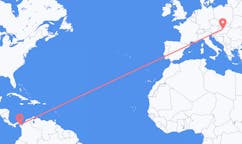 Flyreiser fra La Palma, Panama til Budapest, Ungarn
