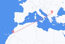 出发地 摩洛哥出发地 蓋勒敏目的地 保加利亚苏菲亚的航班