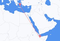 Flights from Hargeisa to Santorini
