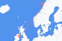 出发地 挪威出发地 桑內舍恩目的地 爱尔兰都柏林的航班