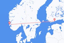 Loty z Helsinki do Haugesund