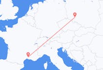 Flüge aus Breslau, Polen nach Nîmes, Frankreich