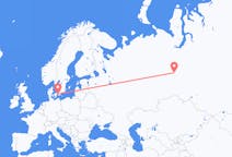 Vluchten van Khanty-Mansiysk naar Malmö