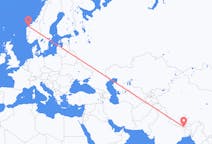 Flights from Bhadrapur, Mechi, Nepal to Ålesund, Norway