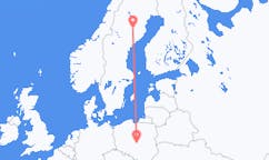 Flights from Lycksele, Sweden to Łódź, Poland