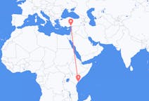 Flyreiser fra Lamu, Kenya til Adana, Tyrkia