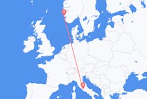 Flyreiser fra Haugesund, Norge til Roma, Italia