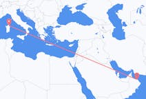 Vols de Mascate, Oman pour Olbia, Italie