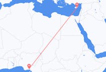 Loty z Calabar w Nigerii do Larnaki na Cyprze