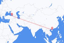 中国出发地 海口市飞往中国目的地 特拉布宗的航班