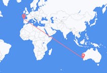 Vols de Perth, Australie vers La Corogne, Espagne