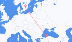Flights from Zonguldak, Turkey to Växjö, Sweden