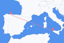Flights from Trapani, Italy to Asturias, Spain