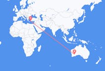 Flyrejser fra Kalgoorlie, Australien til Rhodos, Grækenland