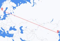 Flights from Dongying, China to Östersund, Sweden