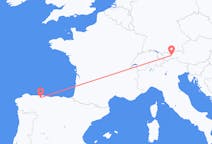 Flights from Asturias, Spain to Innsbruck, Austria