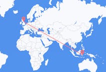 Flights from Kendari, Indonesia to Newcastle upon Tyne, the United Kingdom
