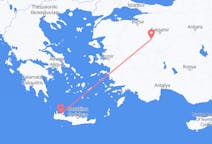 出发地 土耳其从屈塔希亚目的地 希腊哈尼亚的航班
