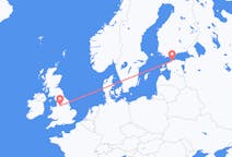 Flights from Tallinn, Estonia to Manchester, the United Kingdom