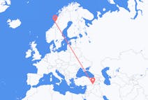 Flights from Brønnøysund, Norway to Mardin, Turkey