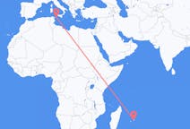 Vluchten van Mauritius Eiland naar Pantelleria