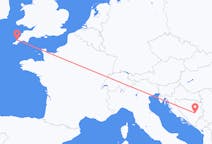 Flyrejser fra Newquay til Sarajevo