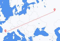 Fly fra Tsjeboksary til Toulouse