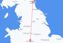 Flights from Newcastle upon Tyne, England to Birmingham, England