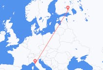 Flyrejser fra Pisa, Italien til Lappeenranta, Finland