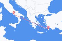 Flüge von Rhodos, Griechenland nach Neapel, Italien